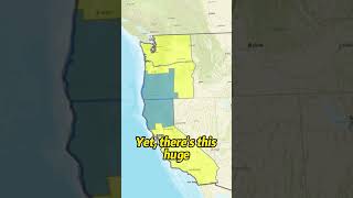 Why do few people live in the western United Statesusa unitedstates historytok map maps [upl. by Eelram]