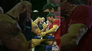 Bodybuilders underestimated herHe messed with Arm Wrestling Legend devonlarrat armwrestling [upl. by Conley996]