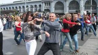 West Coast Swing Flash Mob  Ferry Building in San Francisco  Official Video [upl. by Mitchel61]