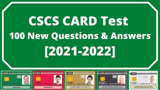 CSCS Test 2021  CSCS new 100 QampA  CitB health and safty test  what is a CSCS card [upl. by Enitsugua285]