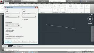 AutoCAD Tutorial  Defining a unit of measure [upl. by Htebazie490]