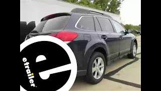 etrailer  2013 Subaru Outback Wagon DrawTite Trailer Hitch Receiver Complete Installation [upl. by Caputto532]