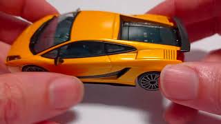 AutoArt Lamborghini Gallardo Superleggera 143 Model Car Review [upl. by Aivatan714]