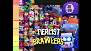 ¡Tier List DEFINITIVA de Brawlers en BRAWL STARS 2024 En realidad es muy subjetiva 3 [upl. by Eimrej]