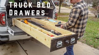 How To Build Truck Bed Drawers  SUV Drawer  DIY [upl. by Seravart]