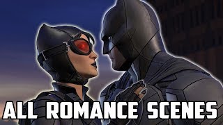 All ROMANCE scenes CATWOMAN KISS Batman Season 2 [upl. by Ariik]