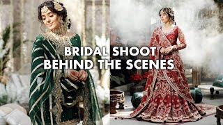 FOLLOW ME ON MY BRIDAL SHOOT Behind the Scenes Vlog  Annam Ahmad [upl. by Yekcin313]