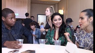 Deadly Class  Luke Tennie Lana Condor Maria Gabriela de Faria Interview Comic Con [upl. by Okin]