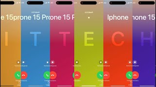 Screen Recording Incoming Call On IPhone 15 Pro Max [upl. by Marcello]