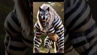 Animal fusion Kingdom p60 animals fusion hybrids elephant zebra wolf trendingshorts [upl. by Ecyal]