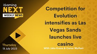 Weekly News Las Vegas Sands launches live dealer casino [upl. by Pauiie]