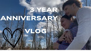 3 year anniversary vlog  Poconos PA ✨ [upl. by Turnheim]