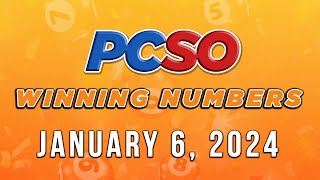 P607M Jackpot Grand Lotto 655 2D 3D 6D and Lotto 642  January 6 2024 [upl. by Milt]