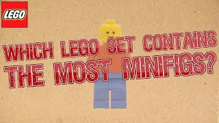 Lets Find Out Which Lego Sets Contain The Most Minifigs lego minifig asmr [upl. by Bergin]