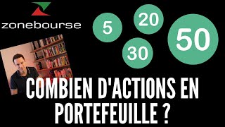 Combien dactions en portefeuille [upl. by Greenland]