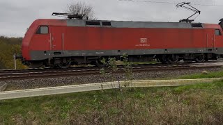 Zwei Züge in Mecklenburg Vorpommern  Bahnhof Klockow [upl. by Collayer]