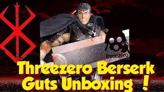 Threezero Berserk Guts Sixth Scale Figure Unboxing [upl. by Nerrual]