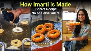 Kaese Banti Hae Crispy Juicy Imarti 😋 Secret Recipe no one else will tell you 🤫 कैसे बनती है इमरती [upl. by Matelda]