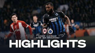 ROYAL ANTWERP FC  CLUB BRUGGE  HIGHLIGHTS  20232024 [upl. by Ayk]