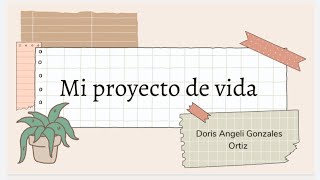 ¿cómo hacer un proyecto de vida [upl. by Pardew]