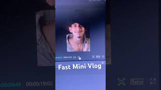 Fast mini vlog dailyvlog fastyoutubevideo [upl. by Atinauq]