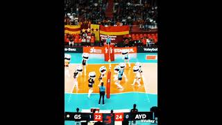 Incredible Moment in Volleyball😲 [upl. by Ardnoid]