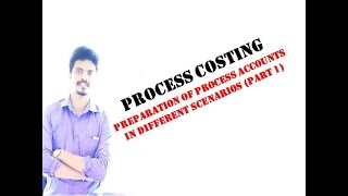 Process Costing 1 Preparation of Process Accounts in different scenarios [upl. by Toffic]