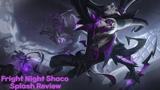 Fright Night Shaco Splash Art Review [upl. by Odlauso]