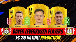 FC 25 Bayer Leverkusen Player Ratings EA FC 25🔥 ft Wirtz Grimaldo Xhaka [upl. by Shanon]