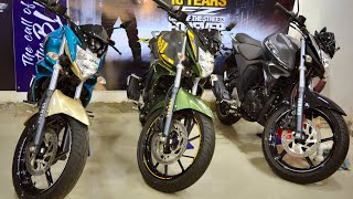 Yamaha FZS V2 models comparison FZS V30 ABS Coming  Price Mileage  Review [upl. by Gwenneth933]