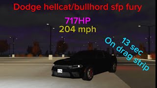 2023 dodge charger hellcat wide body Greenville Roblox [upl. by Steve]