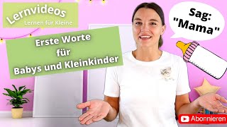 Lernen für Kleine mit Miss Josi  Lernvideos für Babys und Kleinkinder  Erste Worte  Folge 1 [upl. by Rebel]