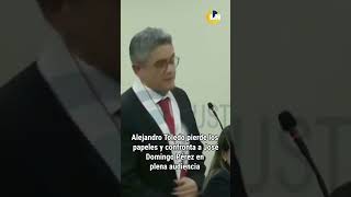 Alejandro Toledo pierde los papeles y confronta al fiscal José Domingo Pérez [upl. by Etheline]