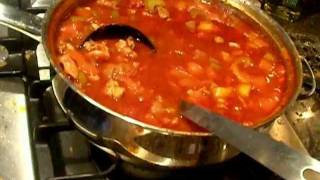 Homemade MEAT CHILI recipe  No Bean Chili cooking [upl. by Wendt]