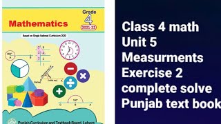 class 4 math unit 5 measurement exercise 2 complete solveunits of length addition amp subtraction [upl. by Meryl]