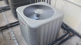 StartupShutdown of a Brand New 2023 Lennox Merit ML14XC1 2 ton central air conditioner [upl. by Anivahs]