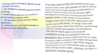 IELTS Reading Series Two 27  Lefthanders amp Righthanders [upl. by Ender]