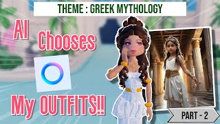 AI picks My OUTFITS in DRESS TO IMPRESS PART  2  Roblox [upl. by Ardekan]