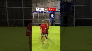 5 Kids vs Pitching Machine Jumping Over Rising Speed Balls – Who Gets Out ⚽🚀🏃‍♂️ [upl. by Ephrayim]