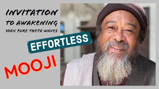 Mooji Guided Meditation  Effortless THETA Waves Background Music  INVITATION TO AWAKENING [upl. by Sumaes837]