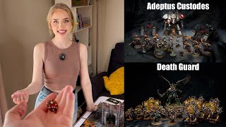 Adeptus Custodes vs Death Guard Battle Report 10th Edition 2000pts [upl. by Trinl]