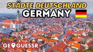 Germany Cities Städte Deutschland on GeoGuessr American plays Edition [upl. by Poppo]