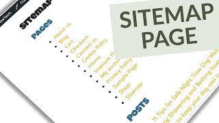 How to ADD A SITEMAP PAGE to WordPress [upl. by Dafna]