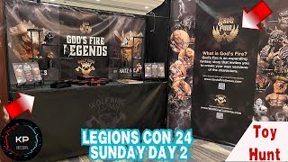 Toy Hunt Legions Con 24 Day 2 Sunday Gods Fire Valaverse Armory Experience Mythic Cosmic Legions [upl. by Nattie]