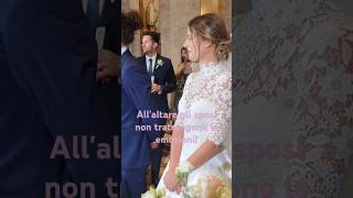 Giunti allaltare gli sposi scoppiano in un pianto di commozione matrimonio weddingdress bride [upl. by Lyndes27]