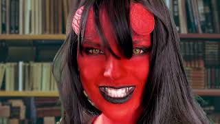 ASMR Hellgirl Roleplay  Youre Assigned as Her Partner to Defeat Monsters in a Library [upl. by Anerroc]