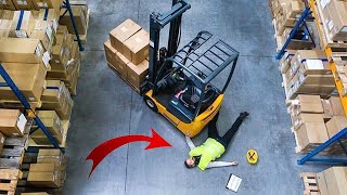 20 AMAZING Forklift amp Truck Operator Fails  Biggest Truck Collapse  Truck Forklift Fails At Work [upl. by Lucania310]