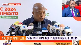 Ablakwa Shocks NAPO At NDC Press Conference [upl. by Rihsab136]