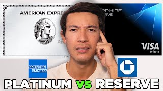 Amex Platinum vs Chase Sapphire Reserve Full Comparison 2022 [upl. by Einalem]