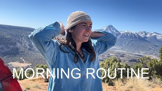 Morning Routine Off Grid Car Camping [upl. by Aiekan]